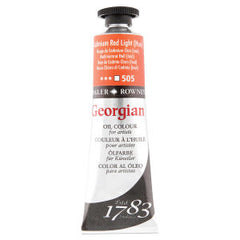 Daler-Rowney Georgian Oil Color - Cadmium Red Light Hue, 38 ml tube - Al Masam Stationery LLC