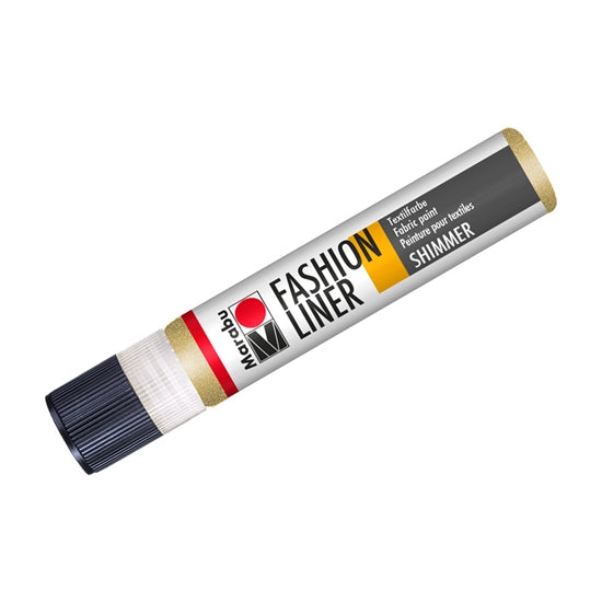 Marabu Fashion-Liner, 583 Shimmer-Gold, 25 Ml - Al Masam Stationery LLC