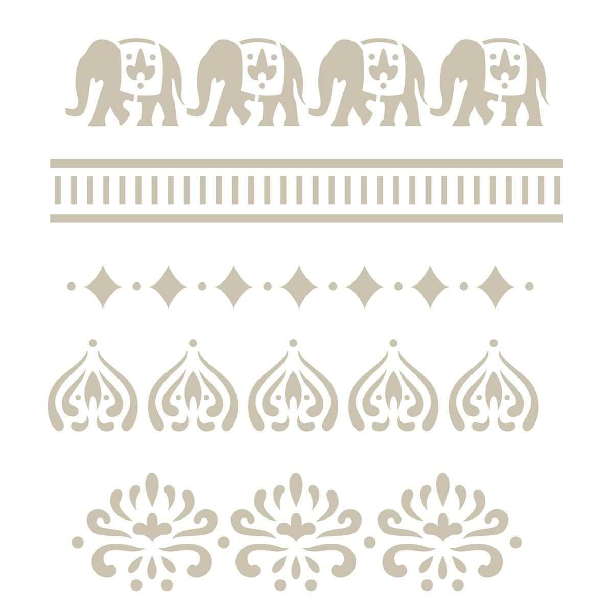 Folkart Handmade Charlotte Stencil Ali Baba - Al Masam Stationery LLC