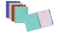 Foldermate 3 Subject Notebook A4 IClip Blue