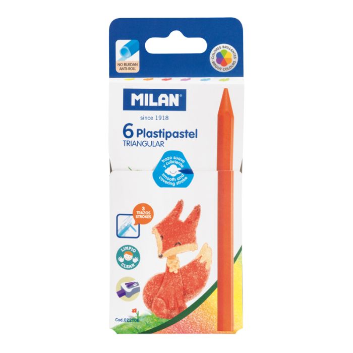 Box 6 triangular Plastipastel - Al Masam Stationery LLC Main image
