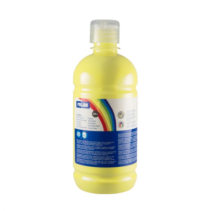 Poster Paint 500 ml bottle lemon yellow - Al Masam Stationery LLC Main image