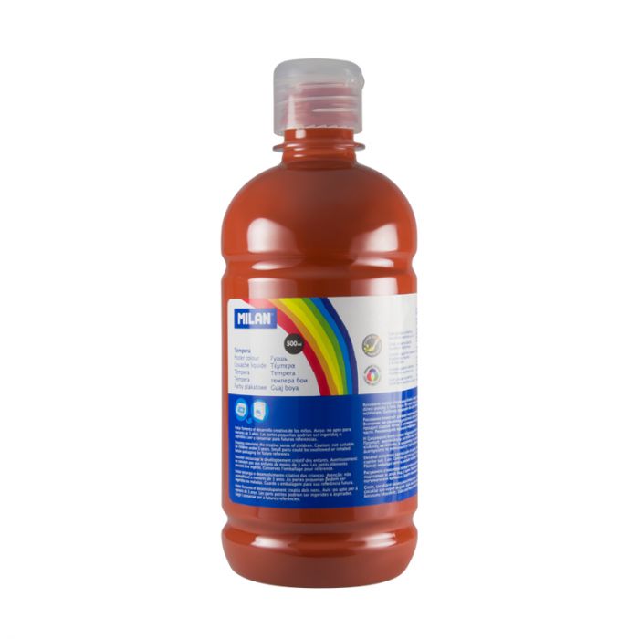 Poster Paint 500 ml bottle brown - Al Masam Stationery LLC Main image