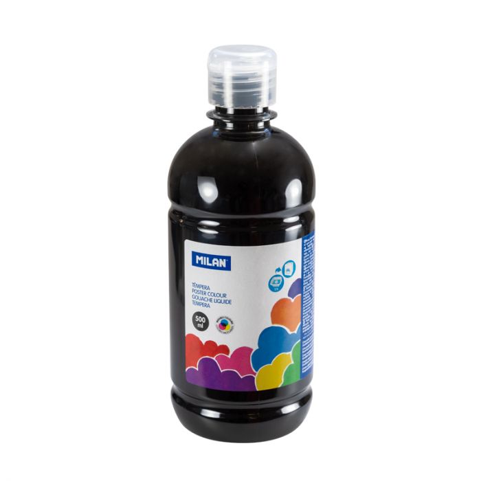 Poster Paint 500 ml bottle black - Al Masam Stationery LLC