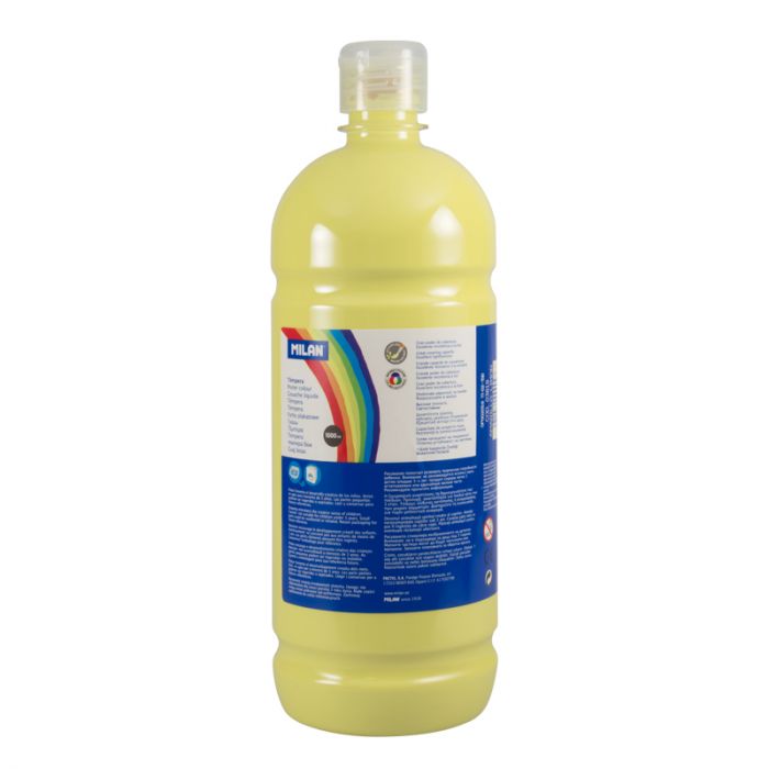 Poster Paint 1000 ml bottle lemon yellow - Al Masam Stationery LLC