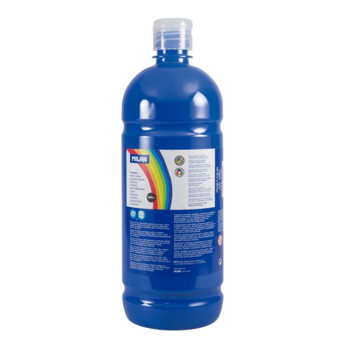 Poster Paint 1000 ml bottle cyan blue - Al Masam Stationery LLC Main image