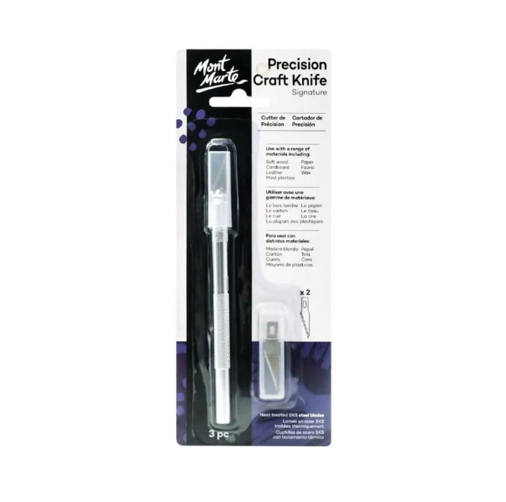 Mont Marte Precision Craft Knife 3pc - Al Masam Stationery LLC Main image
