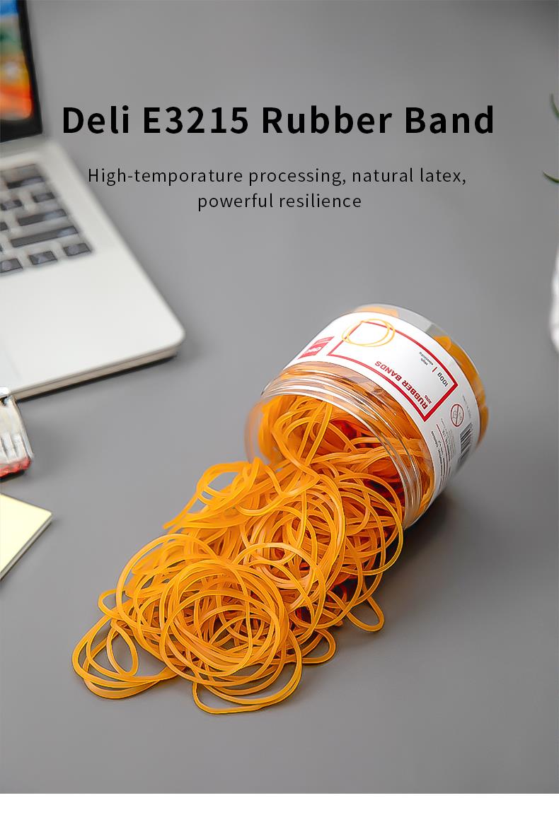 Deli Rubber Bands 70mm (100 grams) - Al Masam Stationery LLC