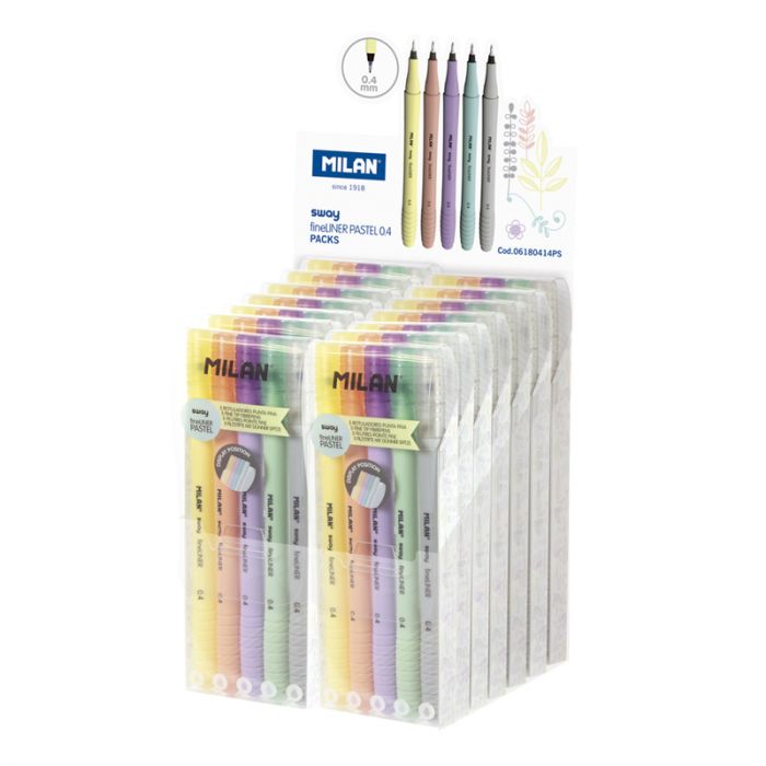 SWAY fineliner fine tip fibrepens Pastel - Al Masam Stationery LLC