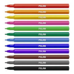 Fine tip fibrepens - (06F12) - (12 Pcs) - Al Masam Stationery LLC