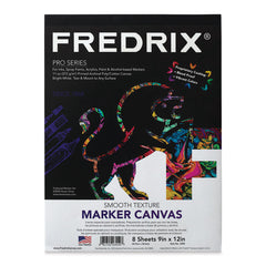 Fredrix MARKER CANVAS PADS (9x12)"- 8 SHEETS