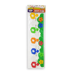 Decorative Border Craft Eva Flowers - Al Masam Stationery LLC