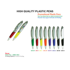 AMS-098 - Plastic pens - Al Masam Stationery LLC