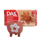 DAS Modelling Clay Terracotta 1kg – Air-Dry Craft & Sculpting Clay F387600