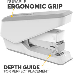 Fellowes Lx840 Half Strip Easy Press Stapler White - FEL 5011701 - Al Masam Stationery LLC