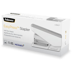 Fellowes Lx840 Half Strip Easy Press Stapler White - FEL 5011701 - Al Masam Stationery LLC