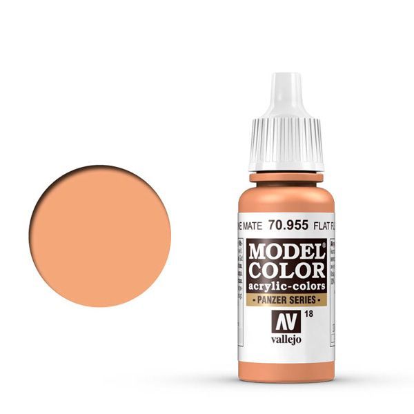 Vallejo 018:MODELCOLOR 955-17ML. FLAT FLESH - Al Masam Stationery LLC