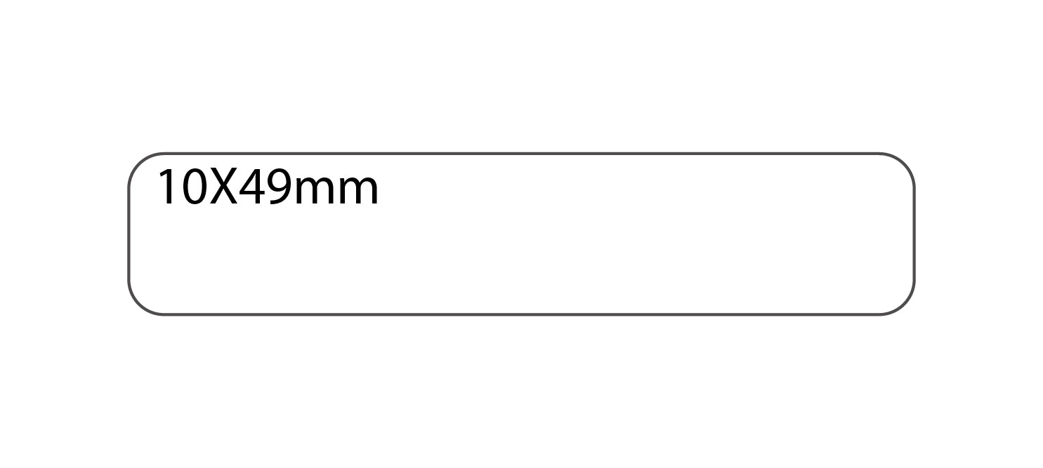 SELF ADHESIVE OFFICE LABEL-10X49mm - Al Masam Stationery LLC