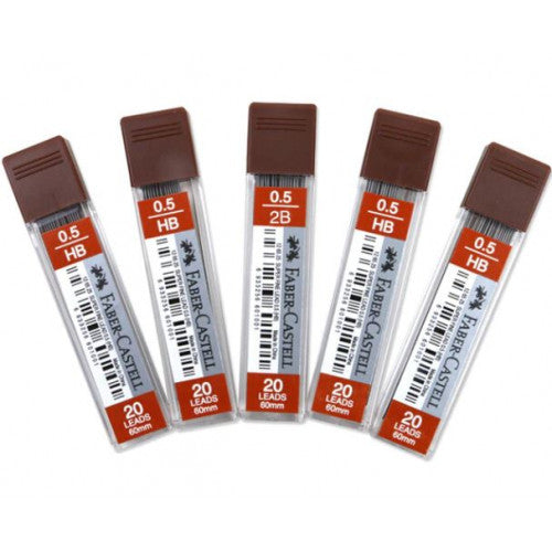 FABER-CASTELL SUPER FINE LEADS 0.5 HB - Al Masam Stationery LLC