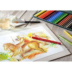 FABER-CASTELL Art Grip Aquarelle Studio Qulaity Color Pencils Tin of 36 colors - Al Masam Stationery LLC