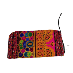 Ahra's Traditional Arts Particolored Pouch