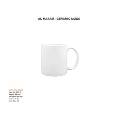 AMS-147 - Glossy finish ceramic Mug - Al Masam Stationery LLC