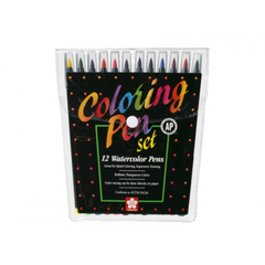 SAKURA WATER COLOUR COLOURING PEN - 12 - Al Masam Stationery LLC