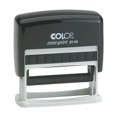 The COLOP S 110 Black / Black STAMP PAD is a high-quality, professional stamp pad designed for expert use. Its durable construction and rich, black ink ensure precise and long-lasting imprints. With this stamp pad, you can elevate your stamping game and make a lasting impression every time.