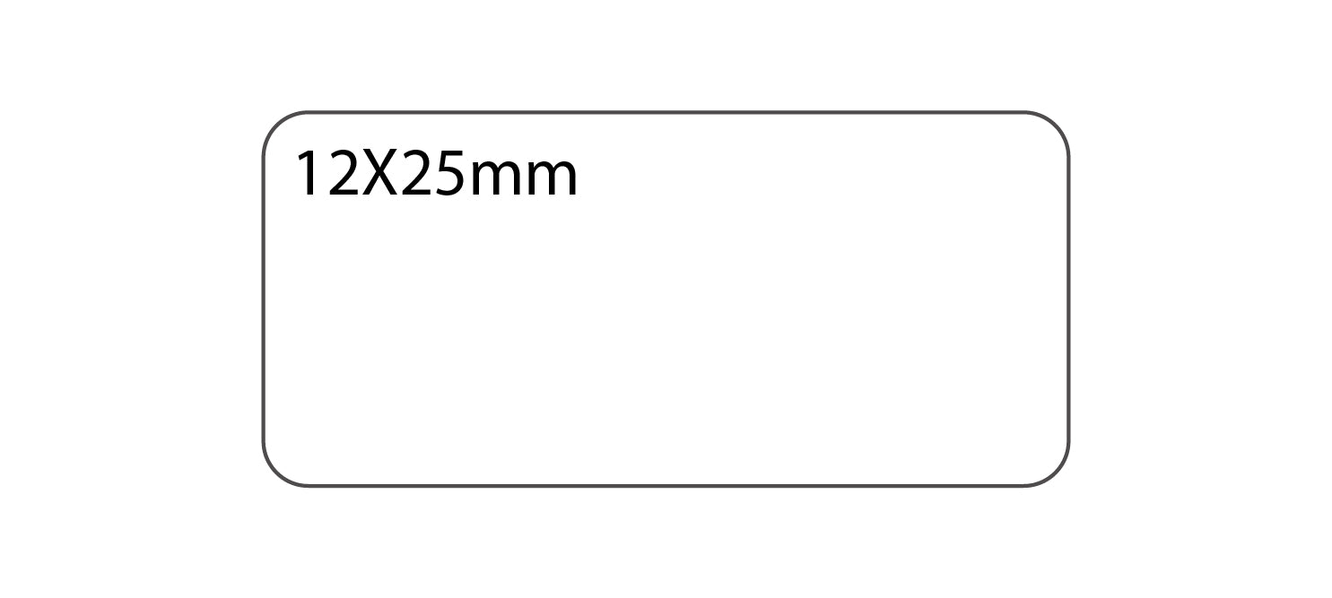 SELF ADHESIVE OFFICE LABEL-12X25mm - Al Masam Stationery LLC