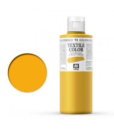 TEXTILE COLOR 13: 200 ML. GOLDEN YELLO