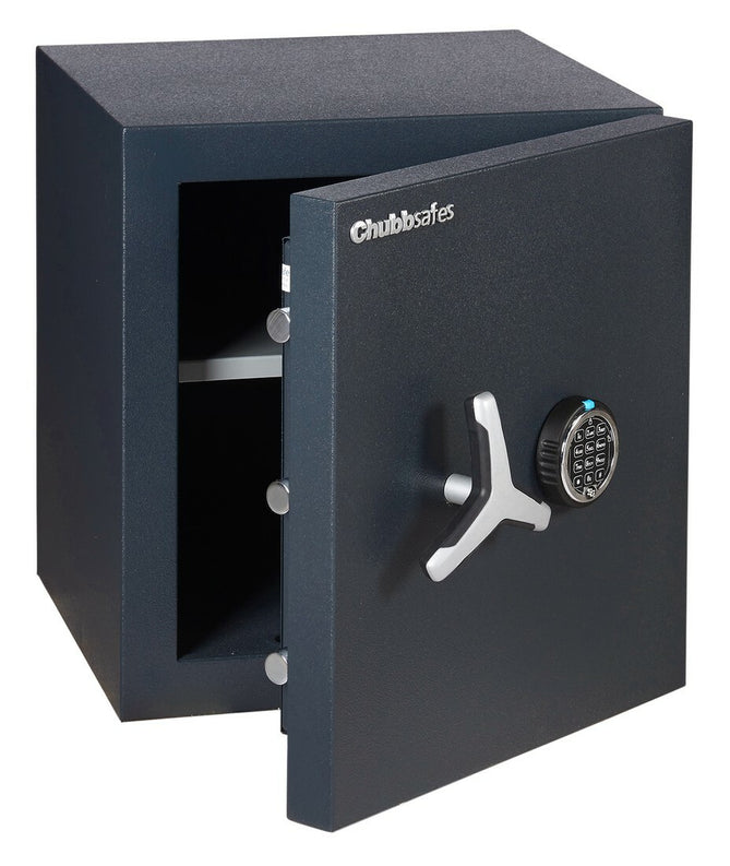 CHUBBSAFES DUOGUARD GRADE I MODEL 60 CERTIFIED FIRE & BURGLAR RESISTANT SAFE Locking:  EN 1300 Class B Electronic Lock - Al Masam Stationery LLC