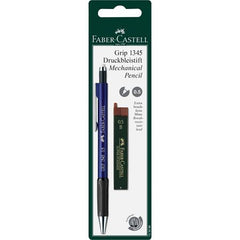 FABER-CASTELL GRIP 1345+12 LEADS B/CARD - Al Masam Stationery LLC