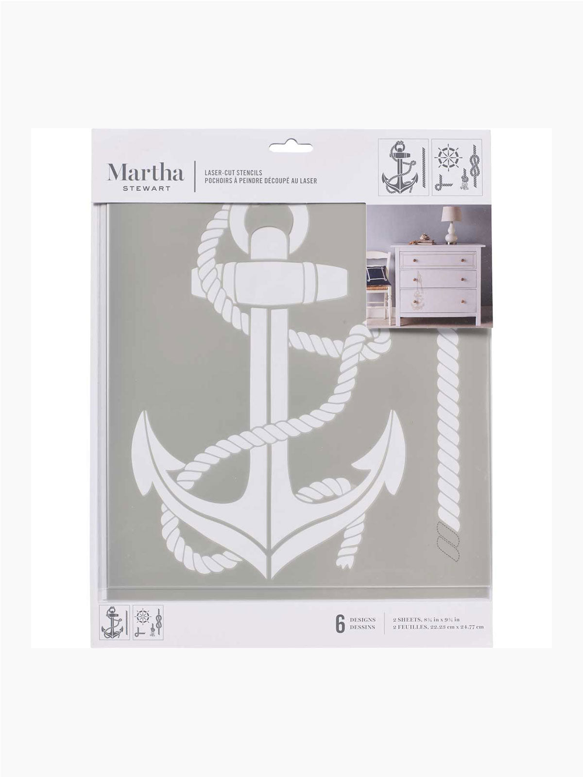 Martha Stewart Adhesive Stencils 1 Sheets Phrases - MSP 17646 - Al Masam Stationery LLC Main image