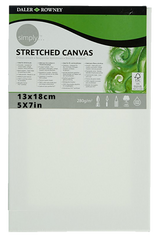 Daler Rowney Simply Stretched Canvas 13*8cm/5*7" - Al Masam Stationery LLC