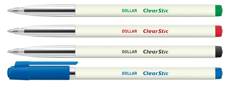 Pen Dollar Clearstic Ballpen - Black - Al Masam Stationery LLC
