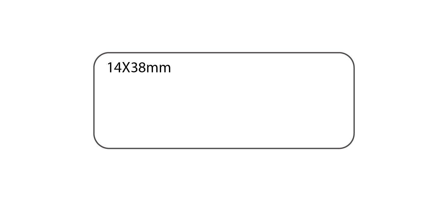 SELF ADHESIVE OFFICE LABEL-14X38mm - Al Masam Stationery LLC