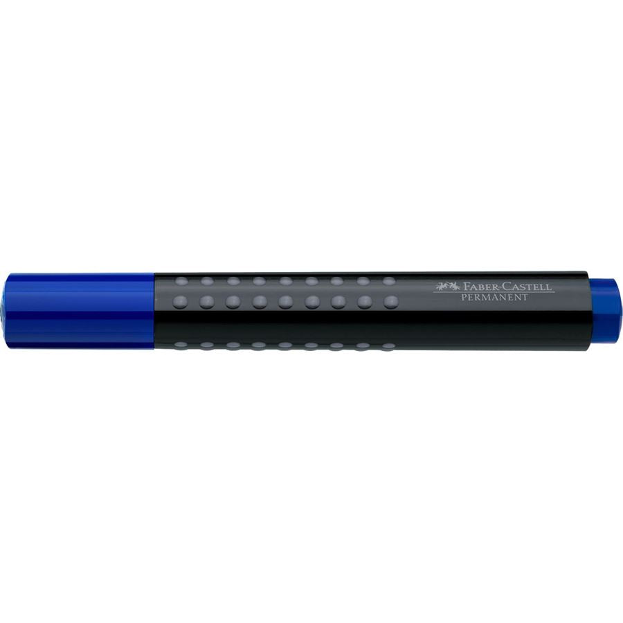 FABER-CASTELL Permanent Marker Blue Chisel Tip - Al Masam Stationery LLC