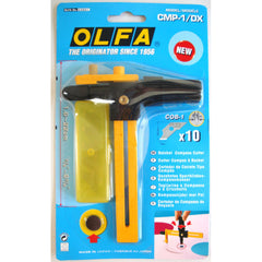 Olfa CMP-1DX Utility Compass Cutter with 5 Blades Dia1-22c Pack - Al Masam Stationery LLC