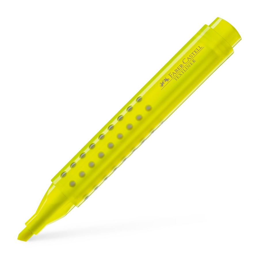 FABER-CASTELL Grip Highlighter  Yellow - Al Masam Stationery LLC