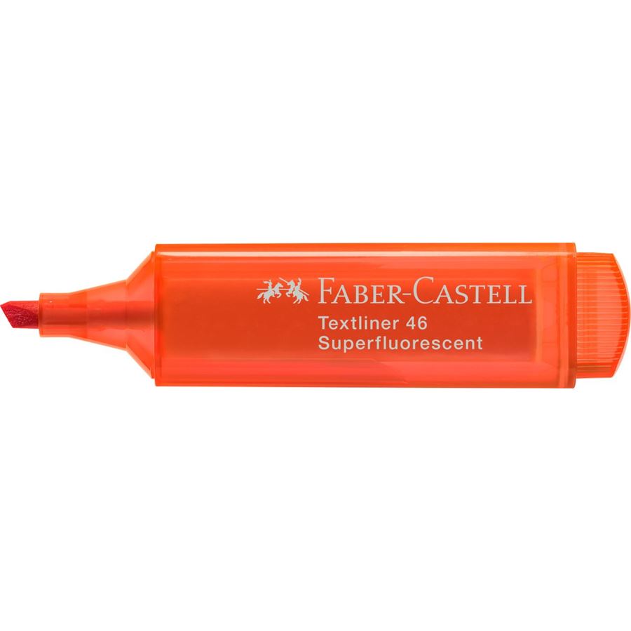 FABER-CASTELL Super-Fluorescent Highlighter Orange - Al Masam Stationery LLC