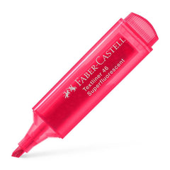 FABER-CASTELL Super-Fluorescent Highlighter Red - Al Masam Stationery LLC