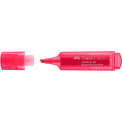 FABER-CASTELL Super-Fluorescent Highlighter Red - Al Masam Stationery LLC