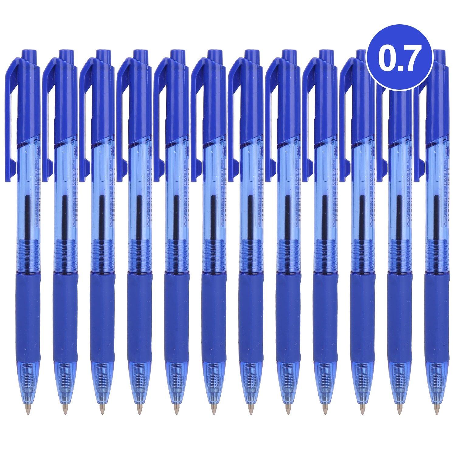 Deli Ball Point Pen Bullet tip 0.7mm - (Blue) - (EQ02330) - Al Masam Stationery LLC