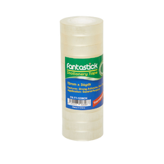 Fantastick Stationery Tape 1/2inch x 36Yds Clear 12 Rolls - Al Masam Stationery LLC