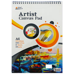 Canvas Pad 10 Sheets A4 Size