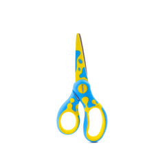 Scotch Kids Scissors 1641. 5.5 in (13cm). Yellow and Green color