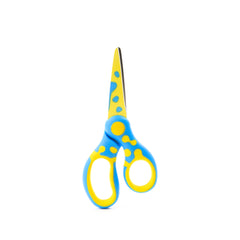 Scotch Kids Scissors 1641. 5.5 in (13cm). Yellow and Green color