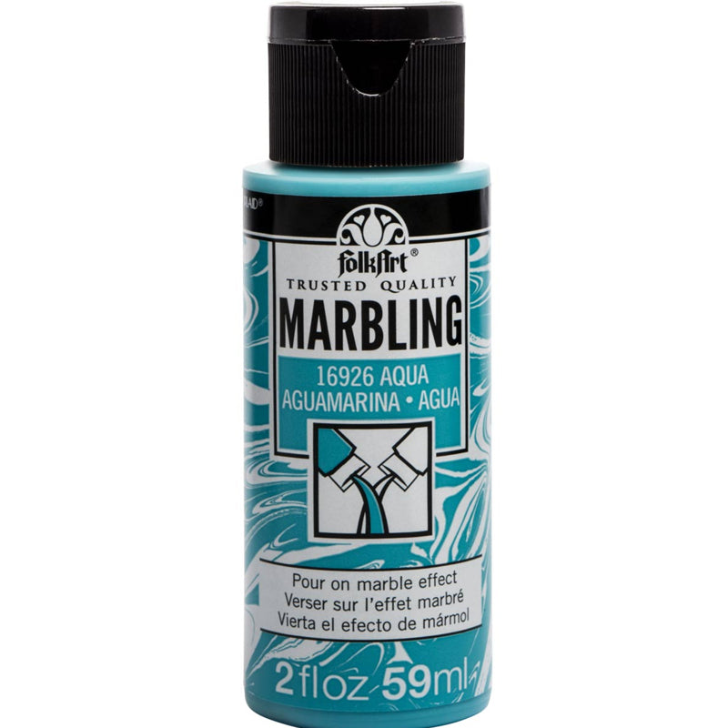 Folkart Marbling Paint Water-Based Aqua Color 59Ml - MSP 16926 - Al Masam Stationery LLC Main image