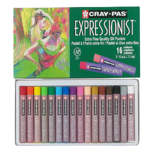 Sakura Cray-Pas (Oil Pastels) EXPRESSIONIST, 16 - COLOUR SET - Al Masam Stationery LLC