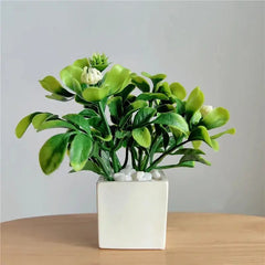 ELMAS 1/6 Scale Monstera Plant for Dollhouse Accessories